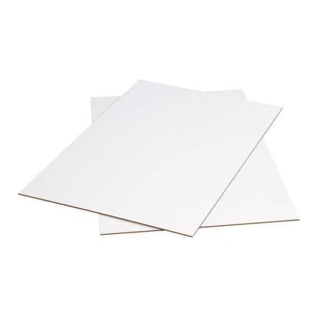 Box Packaging Corrugated Sheets, 96"L x 48"W, White SP4896W